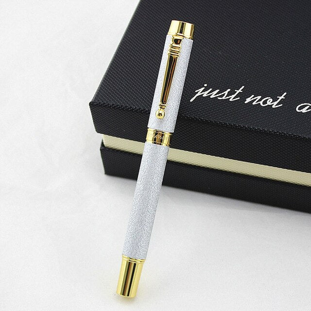 DIKA WEN Luxury Office business Supplies metal Gold roller ball pen stationery executive writing pens