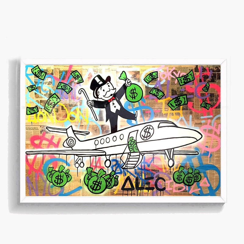 Monopoly guy Jet Set Broker Decor