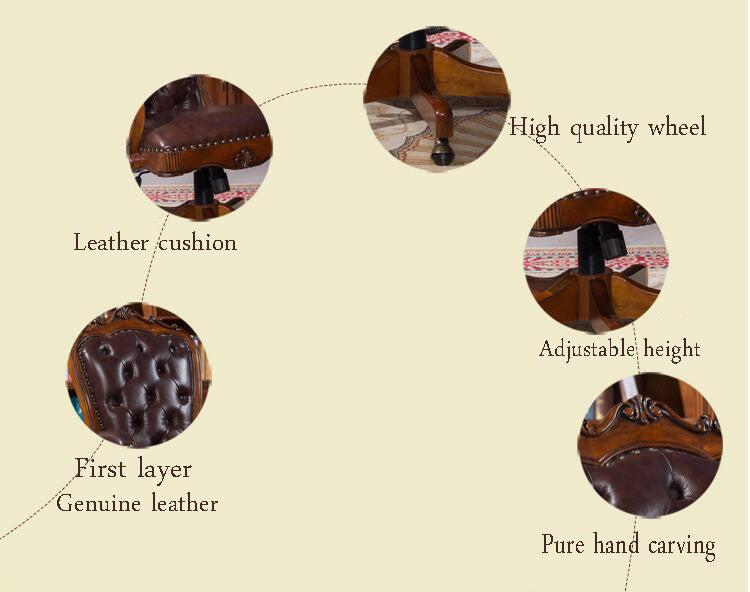 American president of luxury office furniture chair cowhide chair