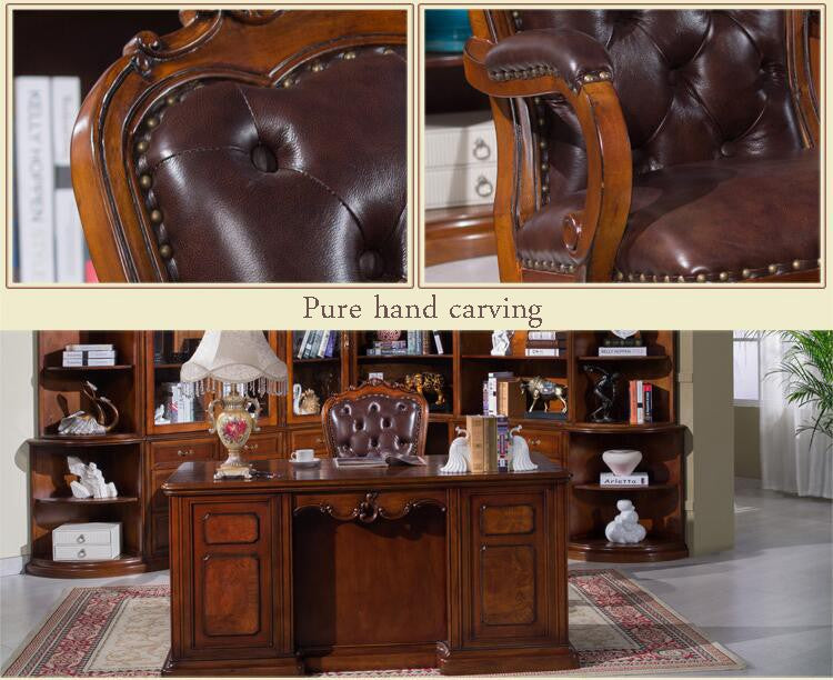 American president of luxury office furniture chair cowhide chair