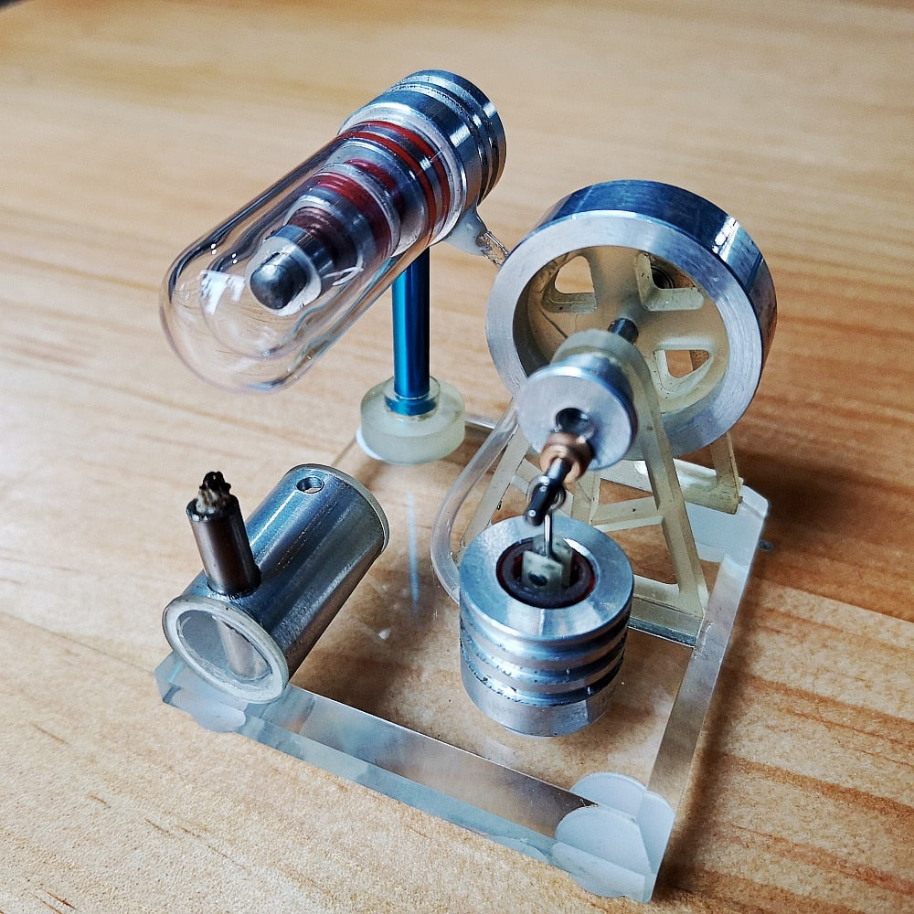 Stirling engine generator engine External combustion engine micro generator model