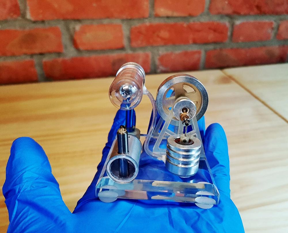 Stirling engine generator engine External combustion engine micro generator model