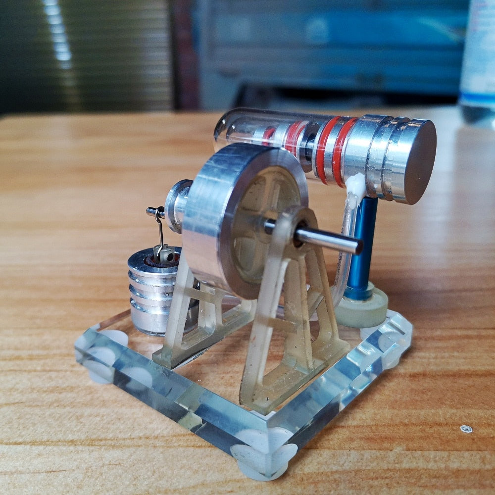 Stirling engine generator engine External combustion engine micro generator model