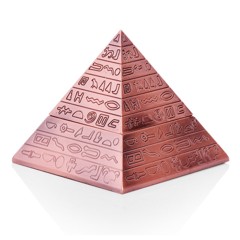 Creative pyramid ashtray egyptian Broker decor for desk