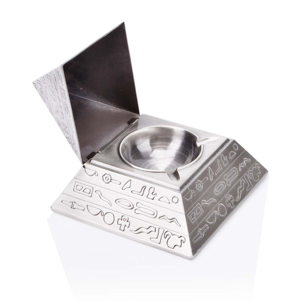 Creative pyramid ashtray egyptian Broker decor for desk