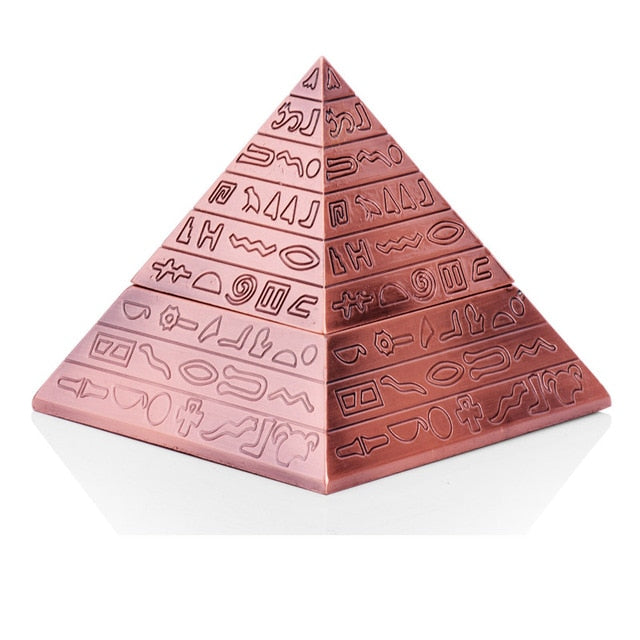 Creative pyramid ashtray egyptian Broker decor for desk