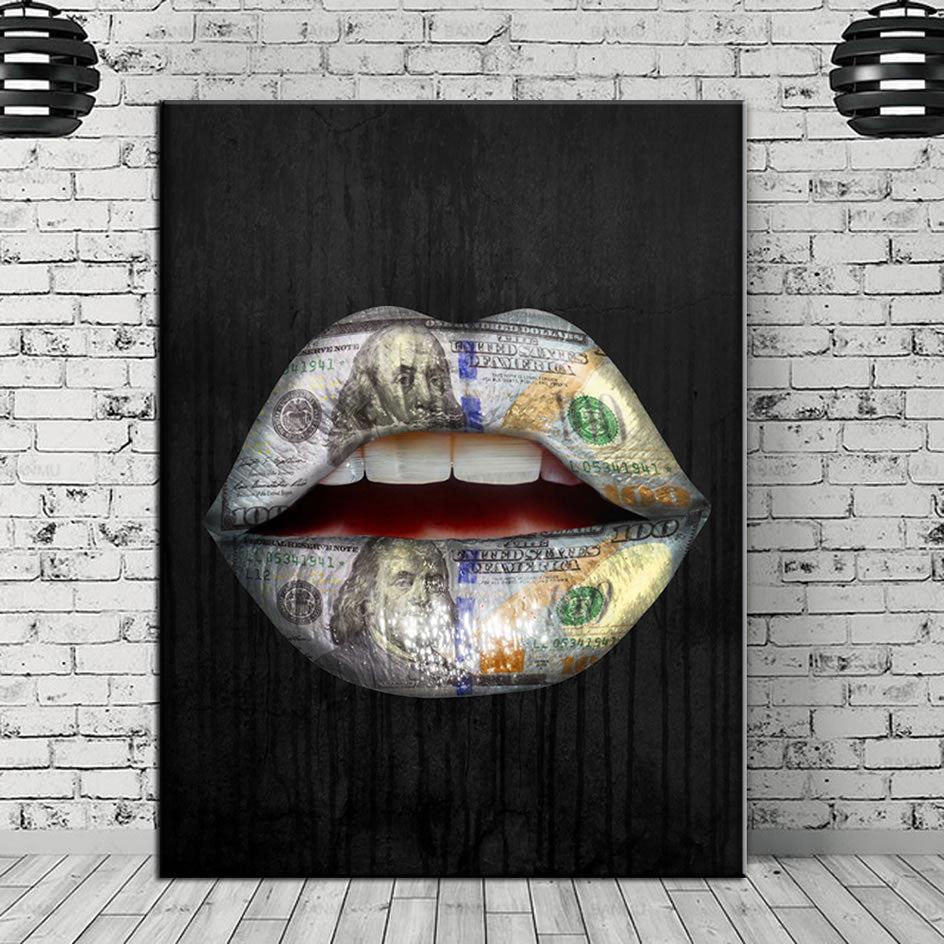 Speak Money Broker Decor Canvas Painting Wall Art