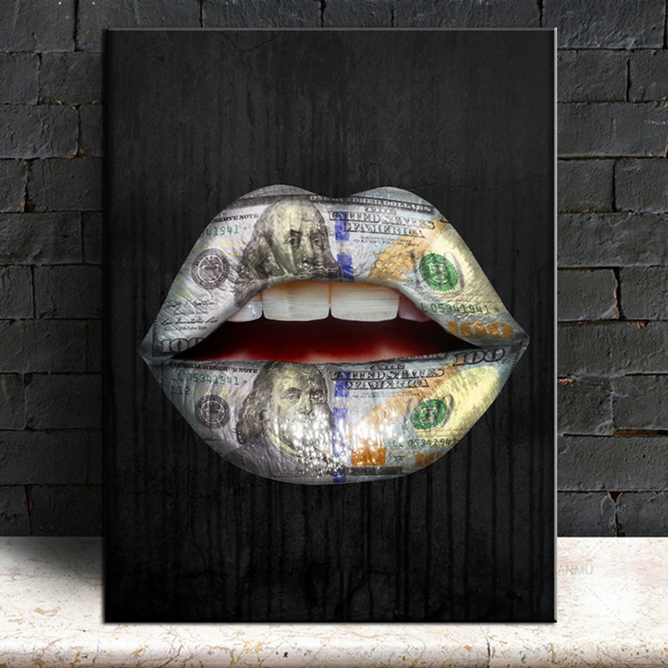 Speak Money Broker Decor Canvas Painting Wall Art