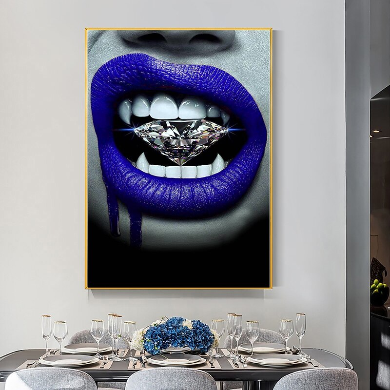 Vampire With a Diamond Broker Decor wall art