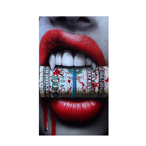 Vampire With a Diamond Broker Decor wall art