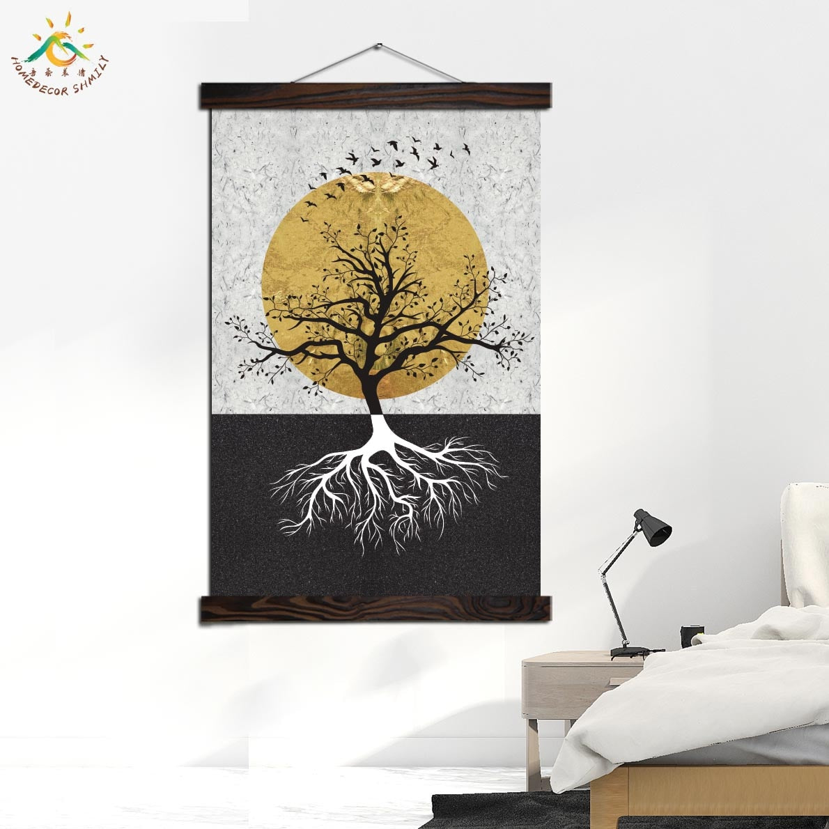 Abstract Money Tree Wall Art Broker Decor