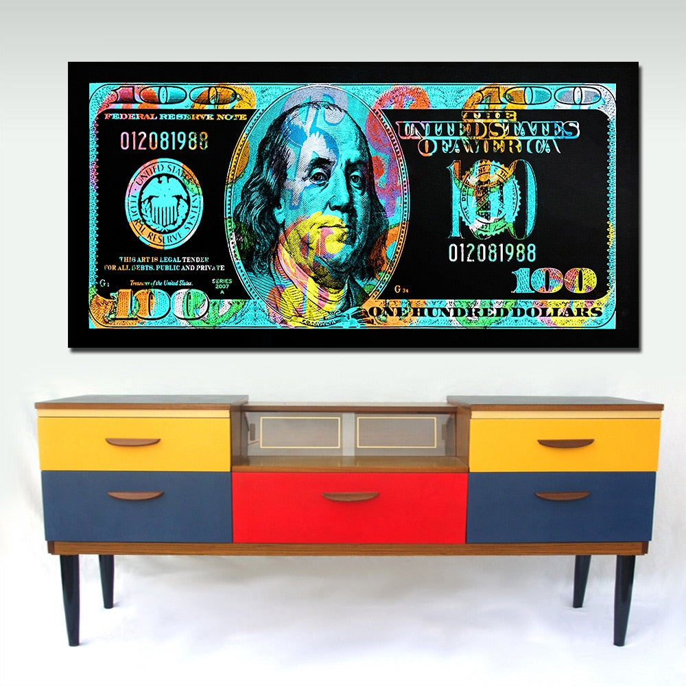 Inspirational Money Wall Art Broker Decor