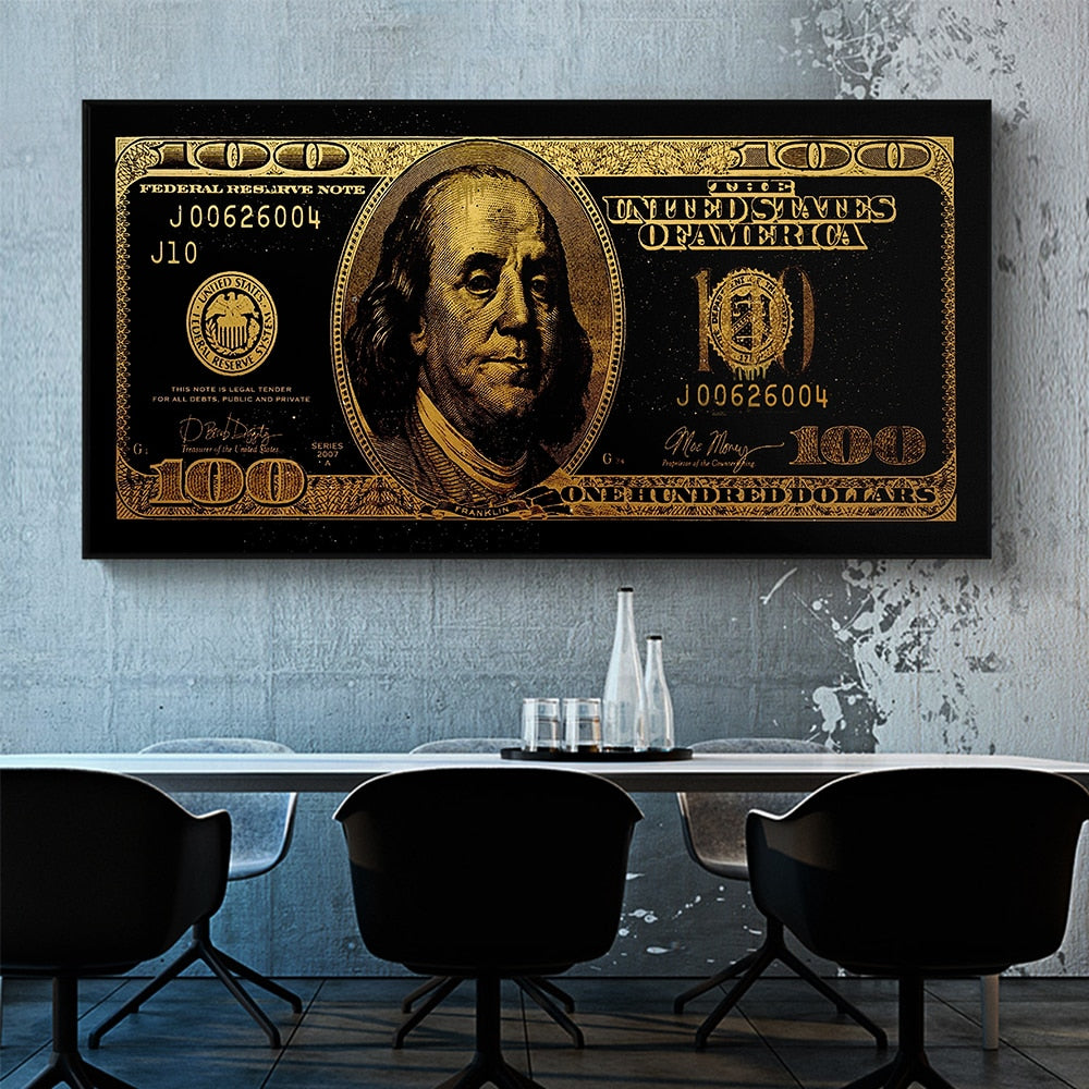 Inspirational Money Wall Art Broker Decor