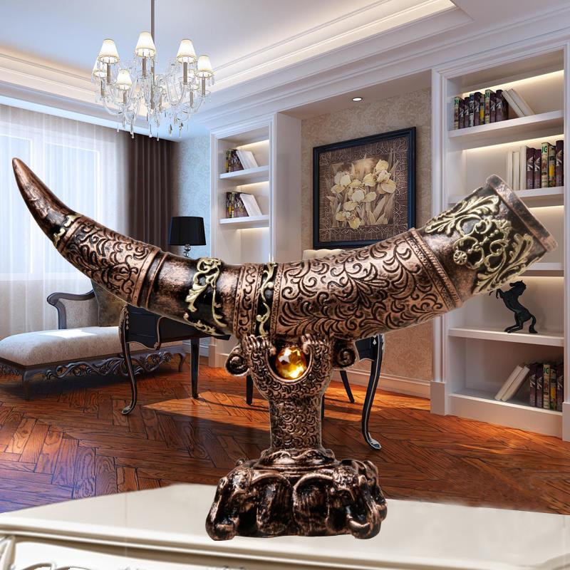 Imitation ivory, Home office broker decor, Sculpture