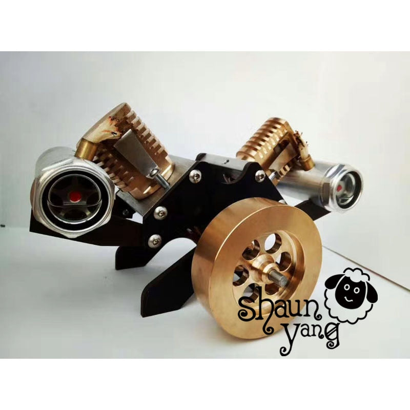 Cool !Miniature Stirling engine 'Golden KILLER' Stirling engine