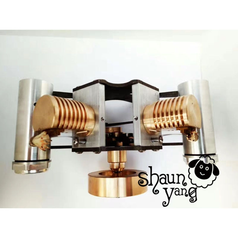 Cool !Miniature Stirling engine 'Golden KILLER' Stirling engine