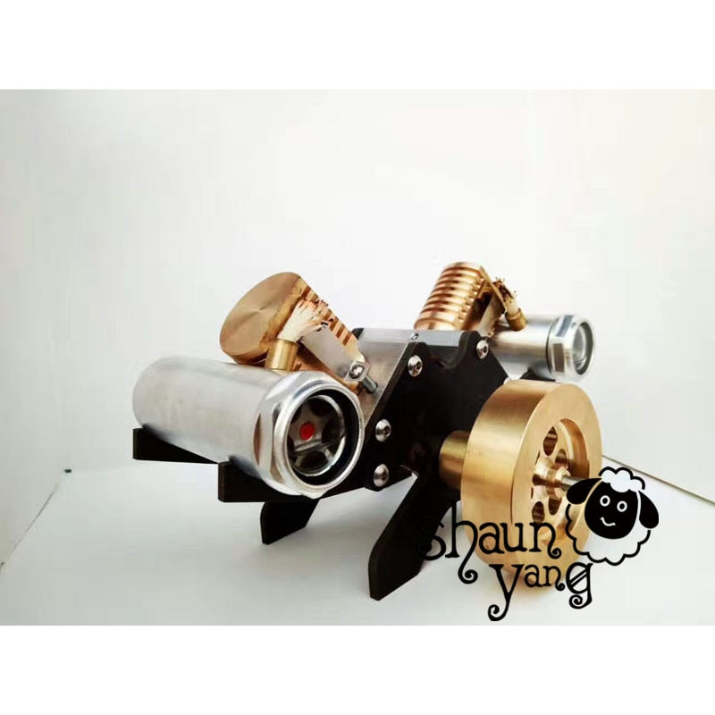 Cool !Miniature Stirling engine 'Golden KILLER' Stirling engine