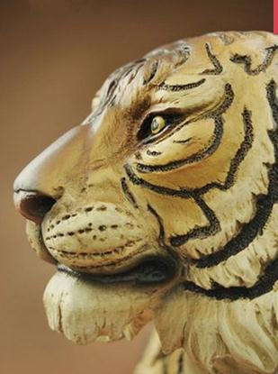Tiger Statue Furnishing Articles Handicraft Creative Home Office Decorations
