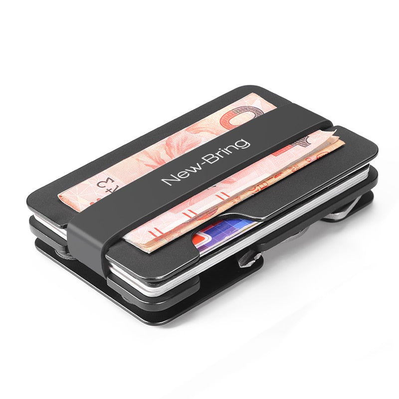 Multi-functional Metal Money Clip Men with Credit Card Wallet and key holder