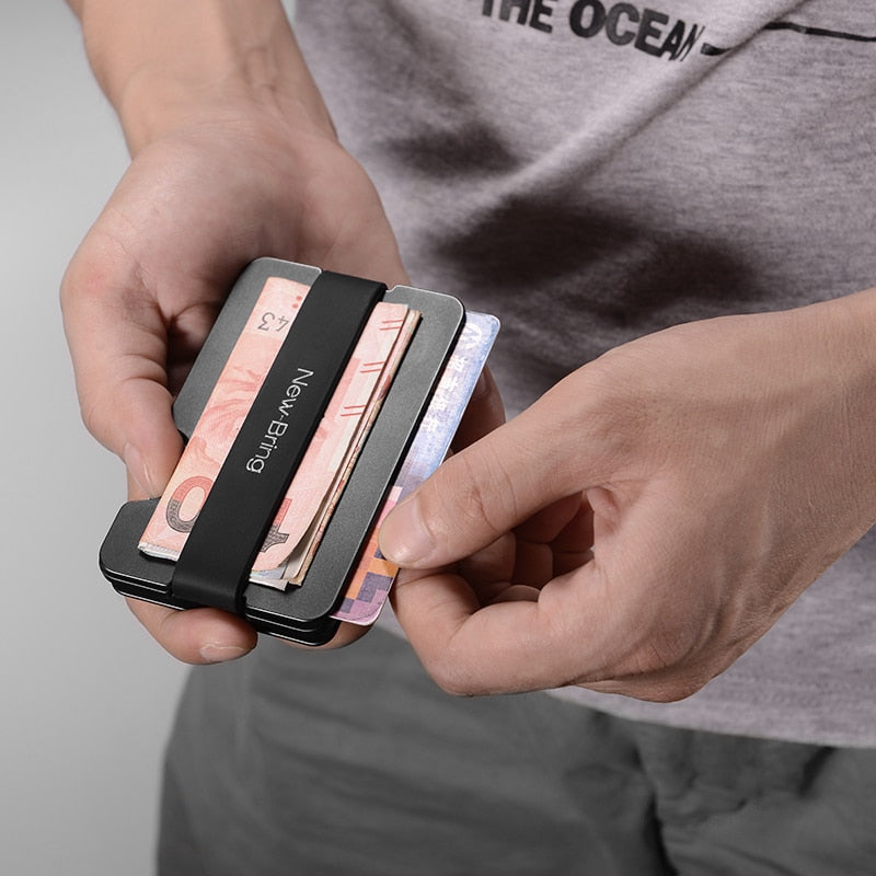 Multi-functional Metal Money Clip Men with Credit Card Wallet and key holder