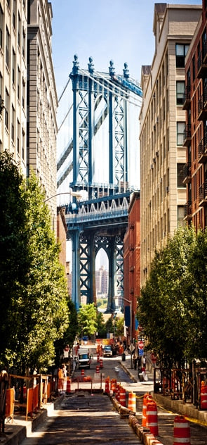 New York City streets buildings Scenery Poster Canvas Painting Wall Art