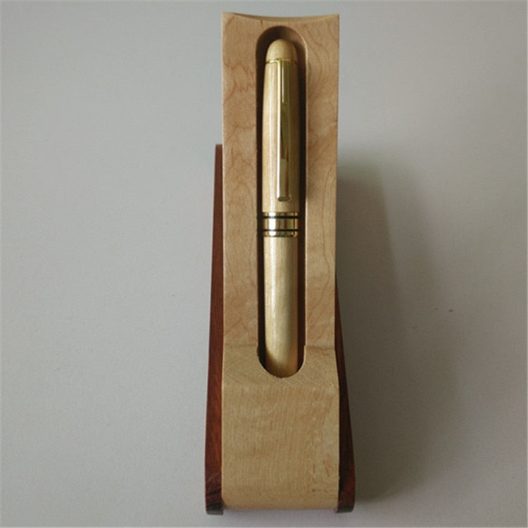 Maple Ball Point Pen With Gift Box Pens Office Supplies Stationery Luxury Pen