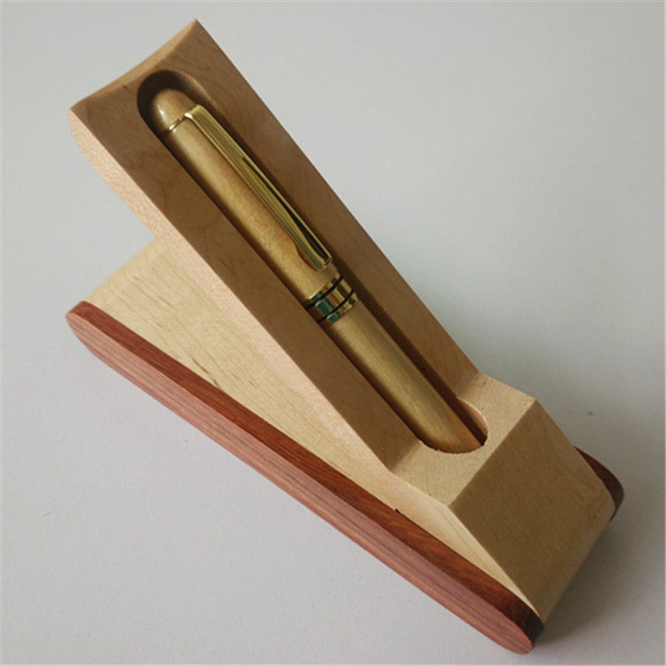 Maple Ball Point Pen With Gift Box Pens Office Supplies Stationery Luxury Pen