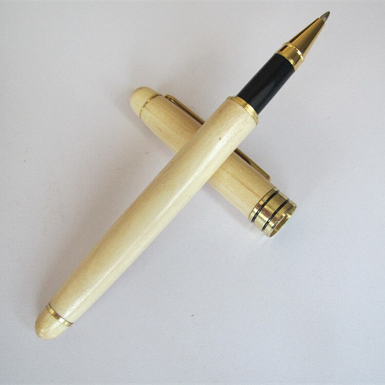Maple Ball Point Pen With Gift Box Pens Office Supplies Stationery Luxury Pen