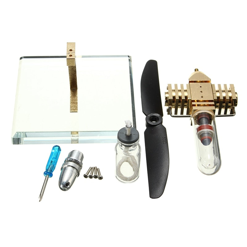 Brand New Aircraft Air Engine Power Generator Stirling Engine Science Toys