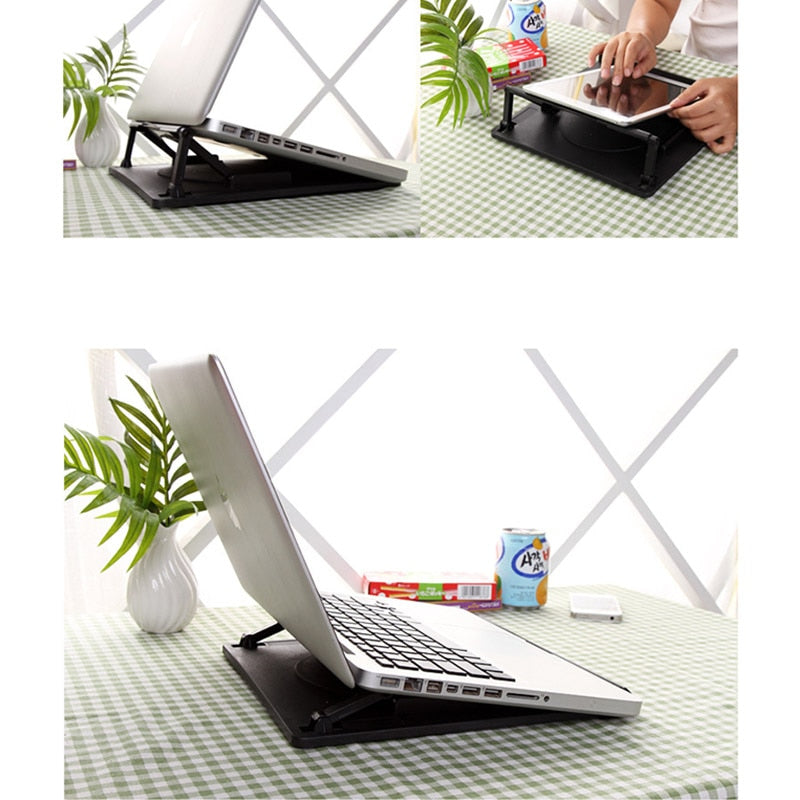 Adjustable Desk Portable Laptop Stands Table Notebook Desk Cooling Stand Base