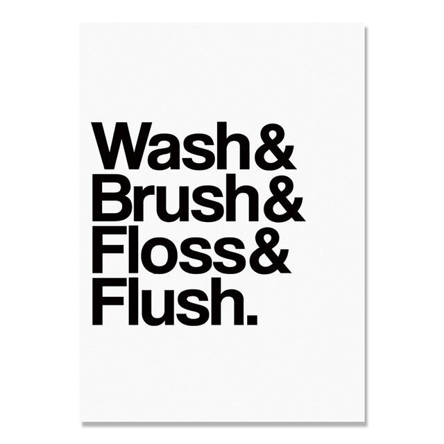Get Shit Done Wall Art Nordic Poster Pictures Black And White WC Canvas Painting Bathroom Letters Cuadros Decoracion Unframed