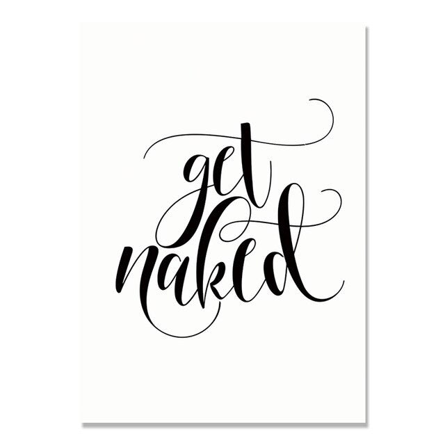 Get Shit Done Wall Art Nordic Poster Pictures Black And White WC Canvas Painting Bathroom Letters Cuadros Decoracion Unframed