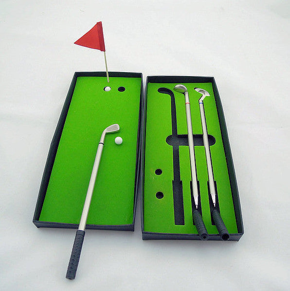 Mini golf set for children and adults, office desktop executive gift
