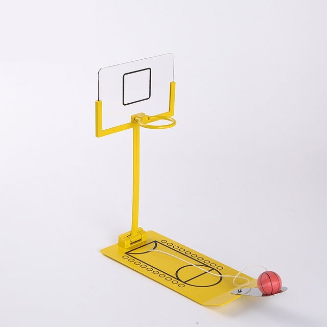Desktop Stress Relief Toy Fold-able Mini Basketball Game Office Table Basketball