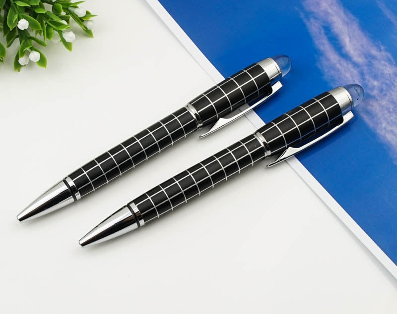 New Lattice Pen Ballpoint Roller Ball Pen Luxury with gift box Office Accessories School Supplies