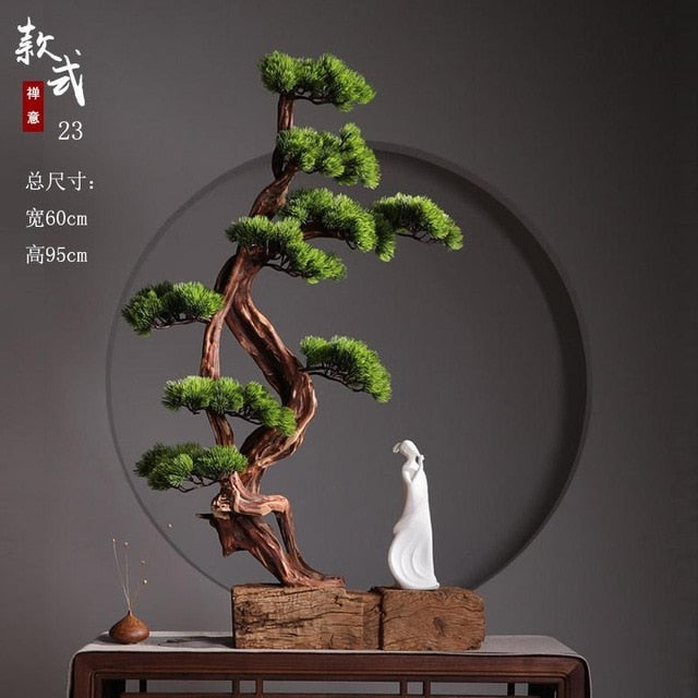 Chinese Zen Root Carving Decoration Zen Life Dead Wood Landscape Office Home Decoration Gift Garden Decor