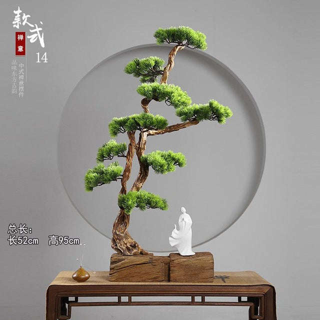 Chinese Zen Root Carving Decoration Zen Life Dead Wood Landscape Office Home Decoration Gift Garden Decor