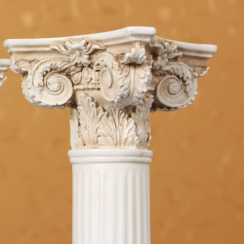 Europe Creative resin Roman column statue home broker decor