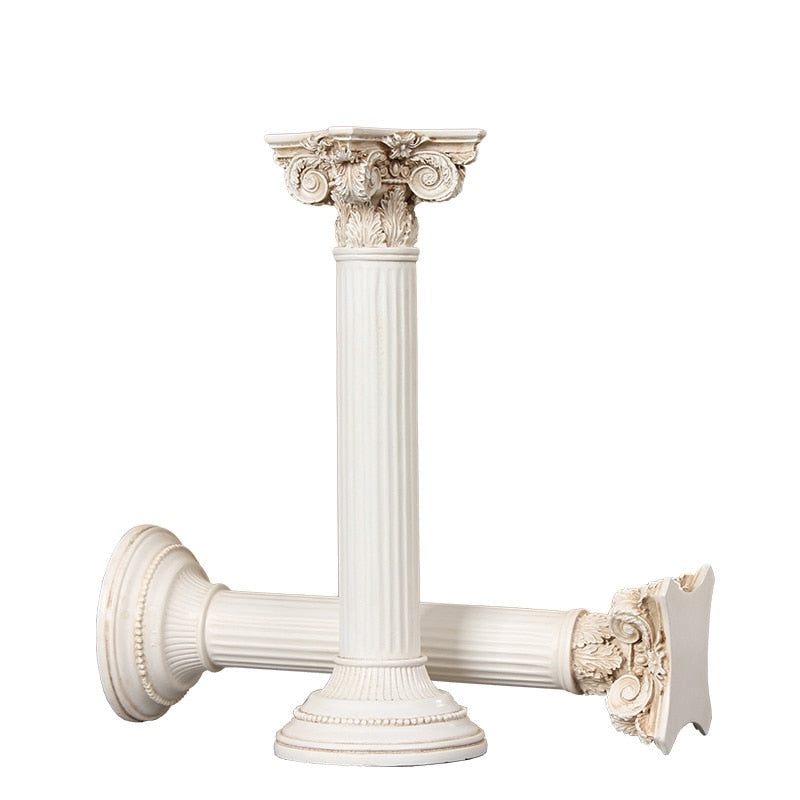 Europe Creative resin Roman column statue home broker decor