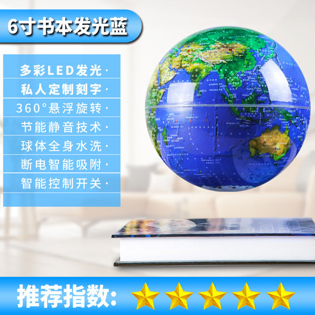 Anti-Gravity levitating LED Globe Figurines