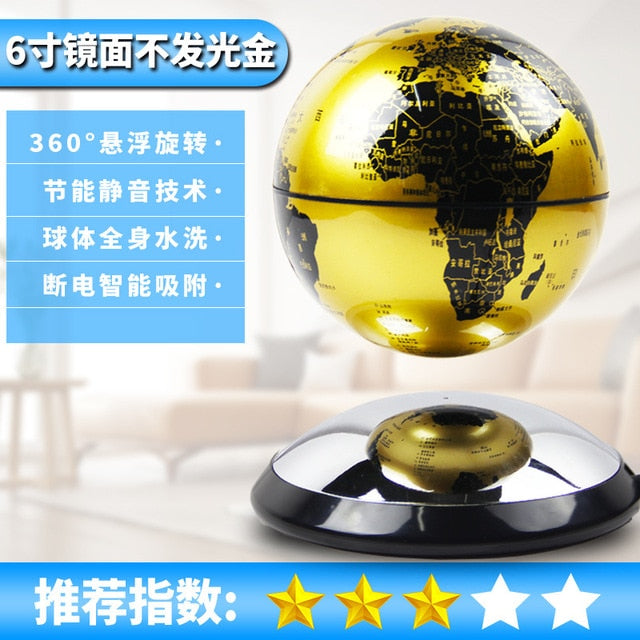 Anti-Gravity levitating LED Globe Figurines