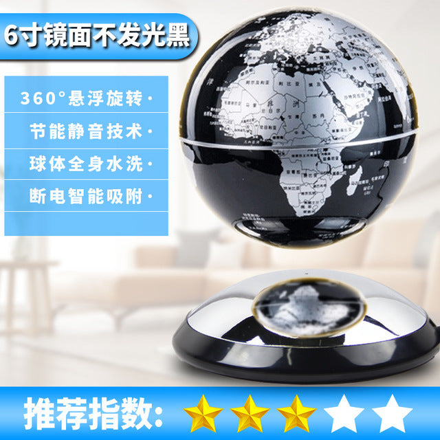 Anti-Gravity levitating LED Globe Figurines