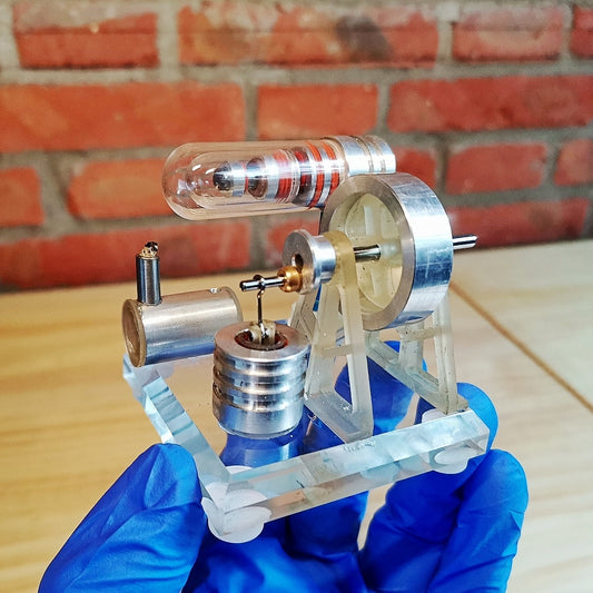 Stirling engine generator engine External combustion engine micro generator model