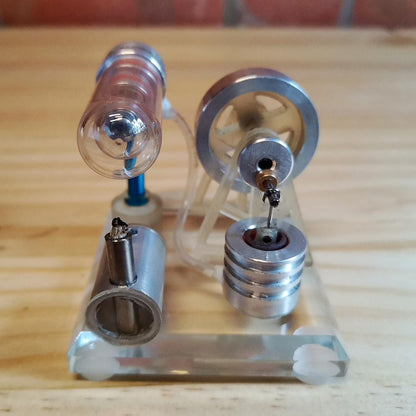 Stirling engine generator engine External combustion engine micro generator model