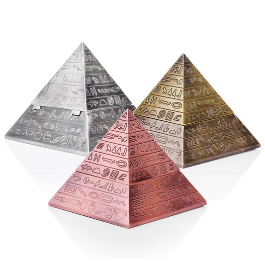Creative pyramid ashtray egyptian Broker decor for desk