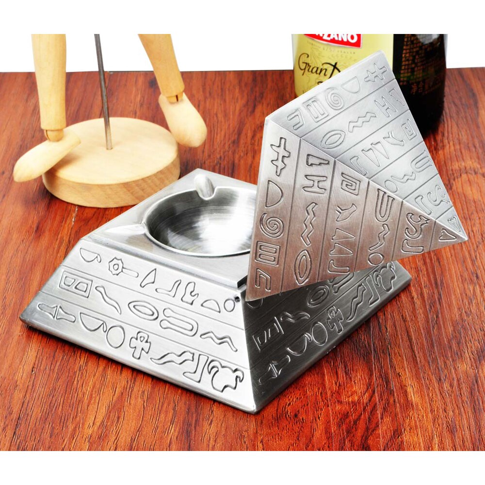 Creative pyramid ashtray egyptian Broker decor for desk