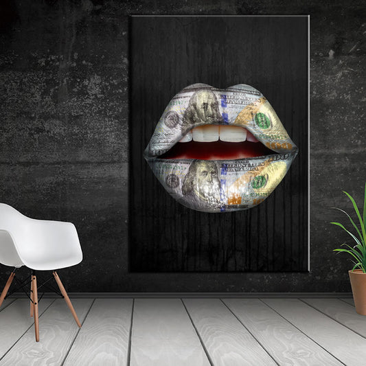 Speak Money Broker Decor Canvas Painting Wall Art