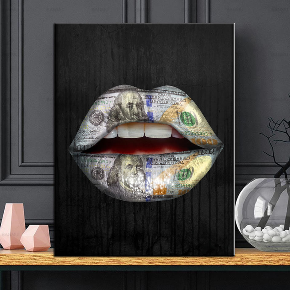 Speak Money Broker Decor Canvas Painting Wall Art