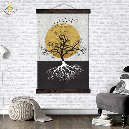 Abstract Money Tree Wall Art Broker Decor