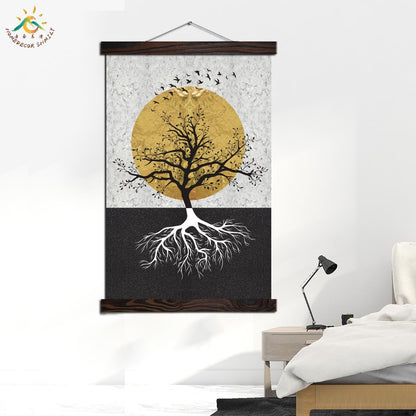 Abstract Money Tree Wall Art Broker Decor